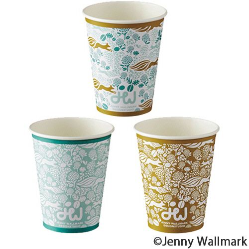 厚紙タンブラー　クローバー＆フォックス　280mL(9.5オンス)　1セット(1000個:50個×20パック)