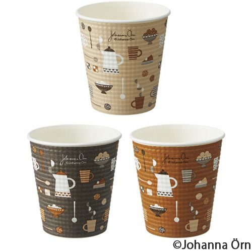 エンボスカップ Fika(フィーカ) 250ml(8.5オンス) 1セット(1000個:50個×20パック)