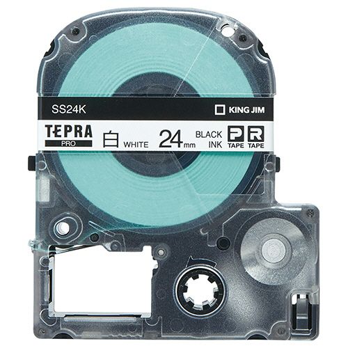 テプラ PRO テープカートリッジ 24mm 白/黒文字 エコパック 1セット(50個:10個×5パック) その他ノート・紙製品