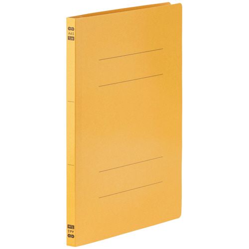 フラットファイル PP表紙 A4タテ150枚収容背幅17.5mmイエロー 1セット(120冊:10冊×12パック)の通販は 6,891円