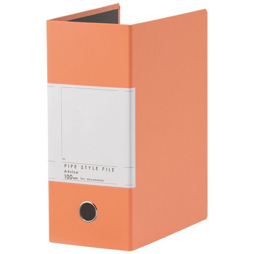 TANOSEE 両開きパイプ式ファイルSt A4タテ 500枚収容 50mmとじ 背幅77mm ライムグリーン 1セット（10冊） TANOSEE 両開きパイプ式ファイルSt A4タテ 1000枚収容 100mmとじ 背幅127mm