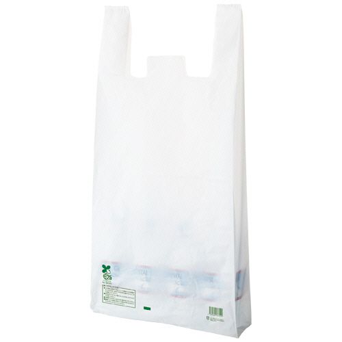 【送料無料】【個人宅届け不可】【法人（会社・企業）様限定】バイオマス配合レジ袋(乳白)　80号　1セット(1000枚:1...
