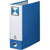 【送料無料】【個人宅届け不可】【法人（会社・企業）様限定】片開きパイプ式ファイルKJ(指かけ穴付)　A4タテ　80mmと...