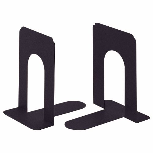 ブックエンド　T型　中　ブラック　1セット(20枚:2枚×10組)