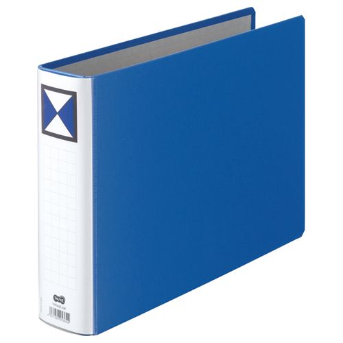 【送料無料】【個人宅届け不可】【法人（会社・企業）様限定】両開きパイプ式ファイル　A4ヨコ　500枚収容　50mmとじ　...