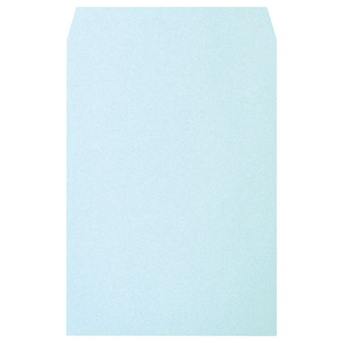 【送料無料】【個人宅届け不可】【法人（会社・企業）様限定】透けないカラー封筒テープ付角2 100g 〒枠無 Pブルー 1...の通販は