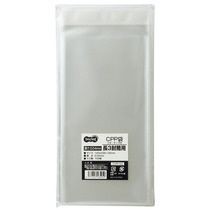 CPP袋 長3用フタ・テープ付 120x235+30mm 1セット(10000枚:100枚x100パック)の通販は 34,379円