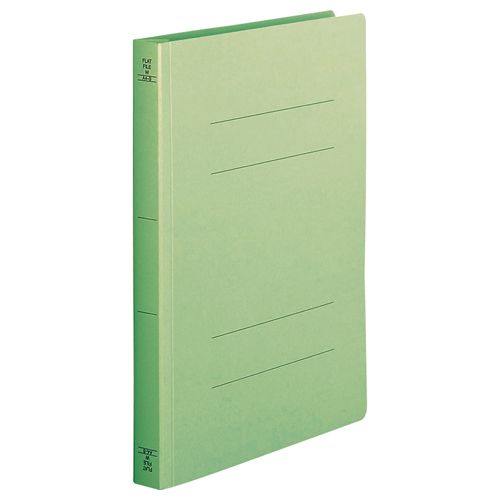 フラットファイル(厚とじW) A4タテ 250枚収容 緑 1セット(100冊:10冊x10パック) 7,274円