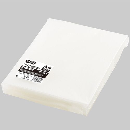 (業務用30セット) キングジム クリアホルダー厚口 755RD10 A3 乳白10枚 まとめ）キングジム クリアホルダー厚口 755RD10 A3 乳白10枚〔×3セット〕