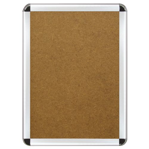 ポスターグリップ シルバー(梨地調)屋内用 A2 外寸644×470mm 1セット(3枚)