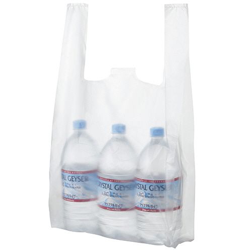 半透明レジ袋 45号 ヨコ300×タテ530×マチ幅140mm 1セット(1000枚:100枚×10パック)の通販は 5,691円