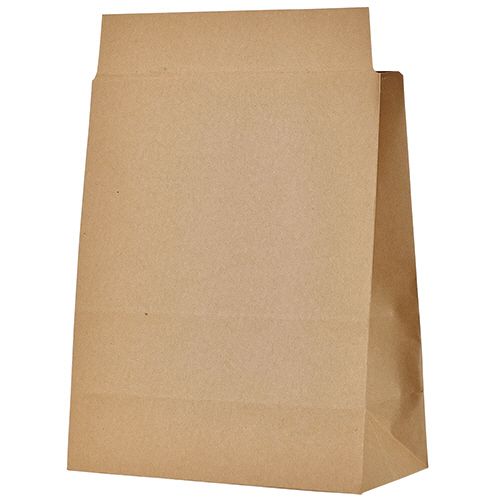 宅配袋 マチ広 小 茶 封かんテープ付 1セット(400枚:100枚×4パック)の通販は 18,650円