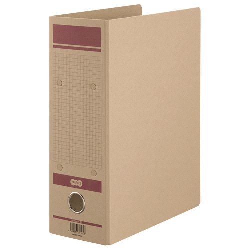 保存用ファイルN(片開き) A4タテ 800枚収容 80mmとじ 赤 1セット(12冊)