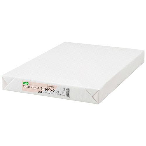 【送料無料】【個人宅届け不可】【法人（会社・企業）様限定】αエコカラーペーパーII A3 ライトピンク 1セット(150...の通販は 5,368円