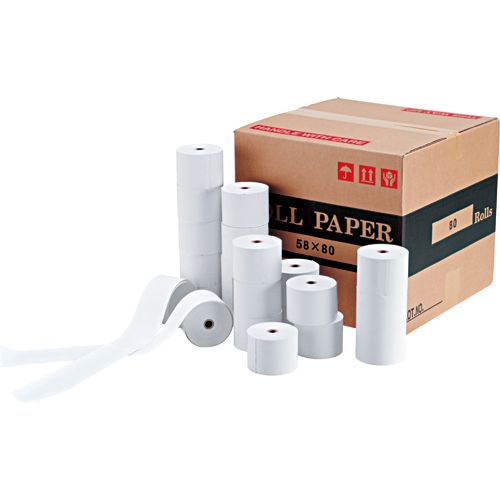 【送料無料】【個人宅届け不可】【法人（会社・企業）様限定】感熱ロール紙 58mm×23m 直径50mm 12mm ノーマ...の通販は