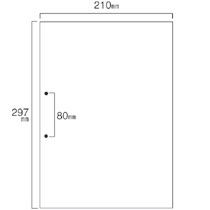 スマイル用LBP用紙　A4汎用白紙　分割なし　2穴　1セット(1000枚:500枚x2箱)