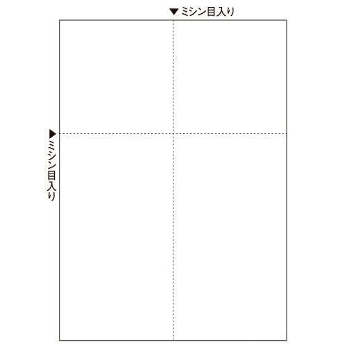 マルチプリンタ帳票(スーパーエコノミー) A4 白紙 EIAJ対応 1セット(2500枚:100枚×25冊)の通販は 7,226円