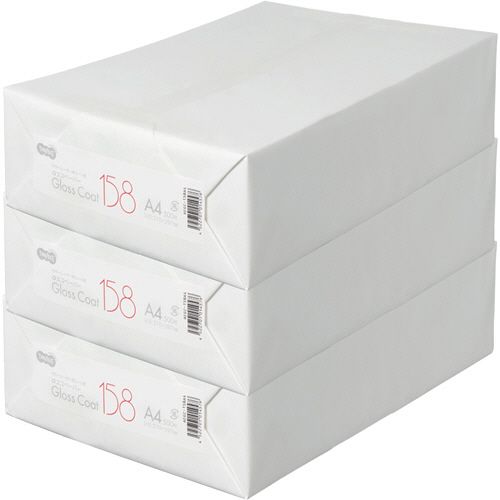 【送料無料】【個人宅届け不可】【法人（会社・企業）様限定】αエコグロスコート158 A4 158g 1セット(1500枚...の通販は