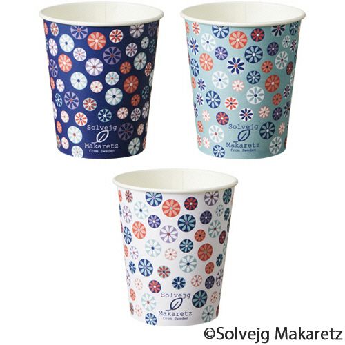 紙コップ　Mosaic　Floral　150mL(5オンス)　1セット(2400個:80個×30パック)