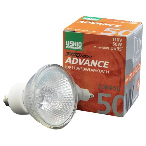 【送料無料】【個人宅届け不可】【法人（会社・企業）様限定】ダイクロハロゲンアドバンス　50W　広角　E11口金　ミラー付...