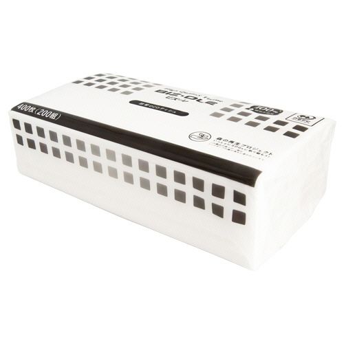 【送料無料】【個人宅届け不可】【法人（会社・企業）様限定】ビズーレ　詰替ｅｃｏティシュ　２００組／パック　１セット（８０...