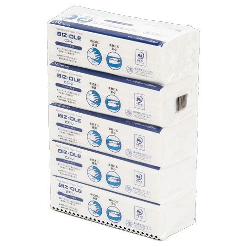 【送料無料】【個人宅届け不可】【法人（会社・企業）様限定】ビズーレ　ペーパータオル（レギュラー）　２００枚／個　１セット...