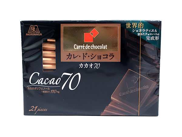 送料無料 まとめ買い 森永製菓 カレドショコラカカオ７０ ６個