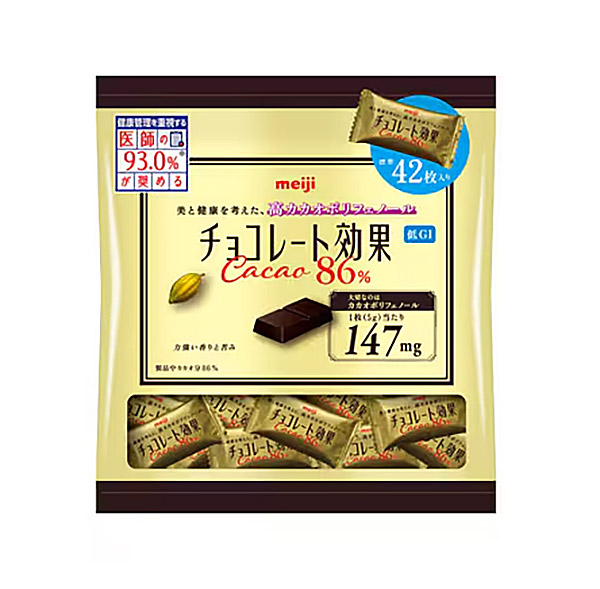 【送料無料】★まとめ買い★　明治　チョコレート効果カカオ８６％大袋　210g　×12個【イージャパンモール】