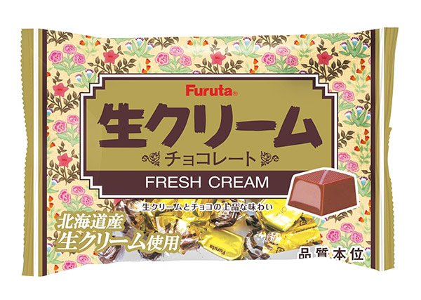 【送料無料】★まとめ買い★　フルタ製菓　生クリームチョコ　124g　×18個【イージャパンモール】