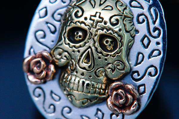 シルバーアクセサリー マリア 聖母 メキシカンスカル ドクロ