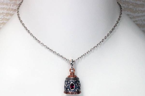 シルバー925 ペンダント ネックレス 和柄 和風 天然石