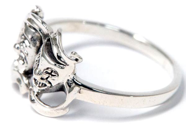 シルバーアクセサリー ツーフェイス ピエロ ジョーカー タトゥー