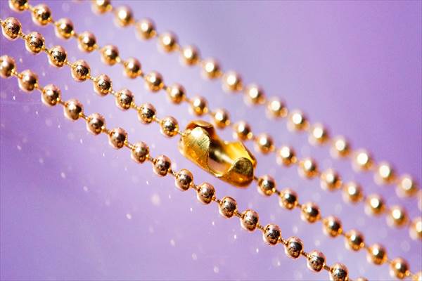 【箱付き未使用品】レナード ビジュ　ドライフラワーボトルネックレス　ガラス　真鍮 箱付き未使用品】レナード ビジュドライフラワーボトル