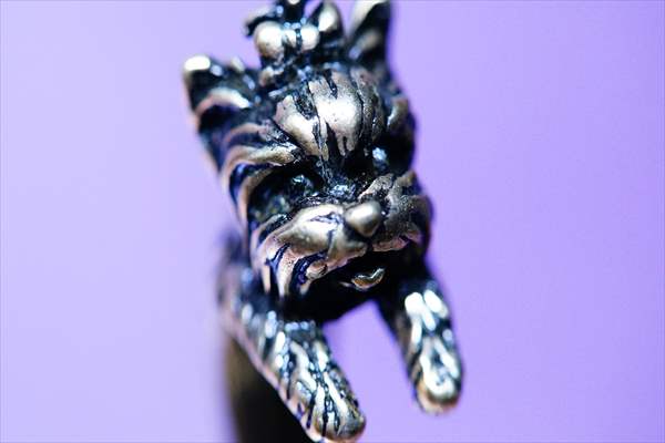 ヨークシャー・テリアモチーフ 癒し系・しがみつくワンコ(犬