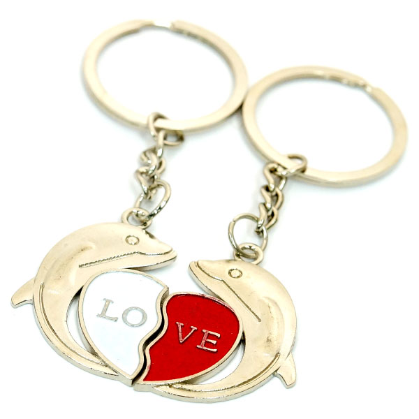 ペア ハート イルカ ドルフィン カップル Love 紅白 キーホルダー キーリングの通販はau Pay マーケット アクセサリー通販 Farice