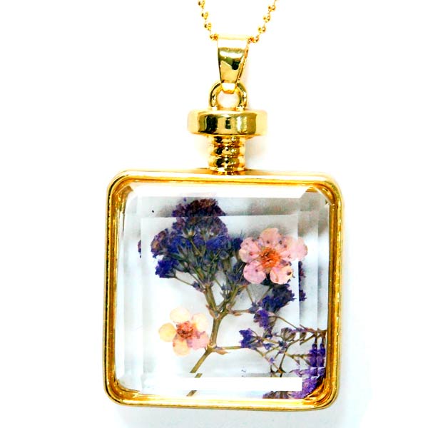 ドライフラワー ラベンダーの花 香水ボトル アトマイザー風