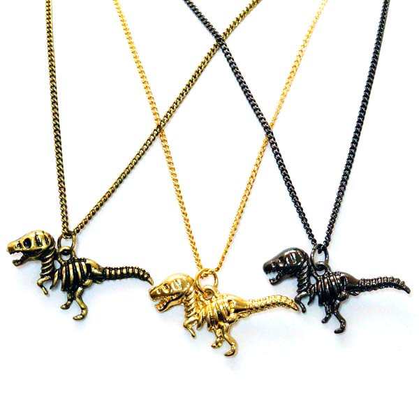 T.rex ティラノサウルス レックス 化石風 ペンダント ネックレス