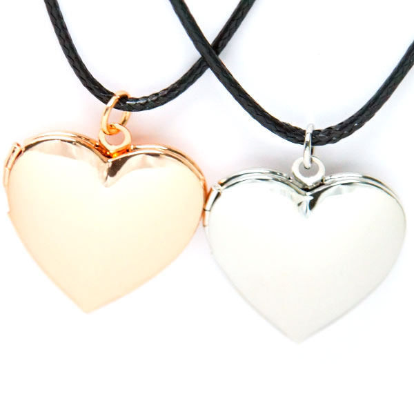 ハート シンプル フラット 鏡面 レディース ロケット ペンダント ネックレス ピンクゴールド シルバー の通販はau Pay マーケット 東京アクセサリー