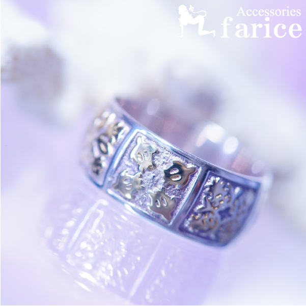 レイズドハワイアンキルトラウンドデザイン ライトイエローゴールドペアカラーハワイアンジュエリーリング【8mm幅】の通販は 5,400円