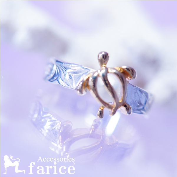 イエローゴールドホヌ 海がめ プルメリア 花 スクロール 波 カットアウトトロピカルデザイン ハワイアンジュエリーリング 4mm幅 の通販はau Pay マーケット アクセサリー通販 Farice