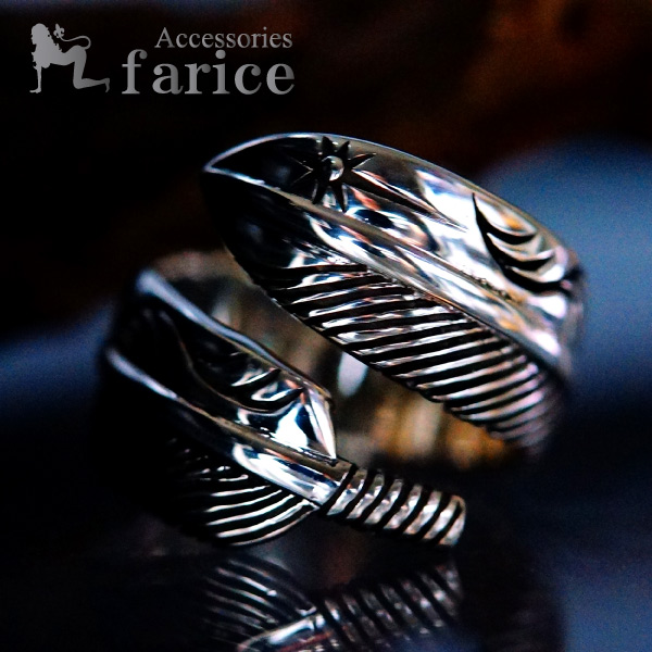 フェザー(羽)ラウンドデザイン サン(太陽)&ツタ模様彫り インディアンジュエリー シルバー925 メンズ リングの通販は 5,360円