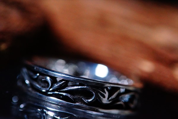 アワビ貝 アラベスク シンプル シルバー925 リングの通販は