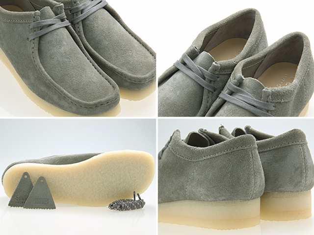 送料無料!!クラークス CLARKS ORIGINALS WALLABEE ワラビー GREY SUEDE