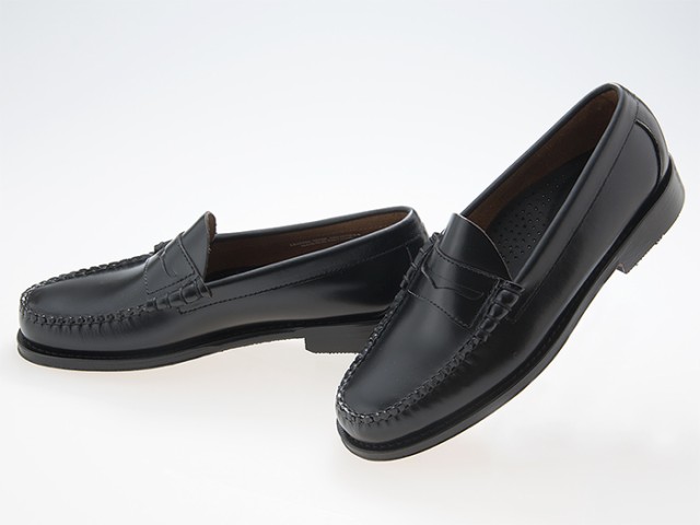 ジーエイチバス G.H.BASS LARSON PENNY LOAFER ウィージャンズ ラーソン ペニーローファー BLACK ブラック 黒 ワイズE #ba11010h-000