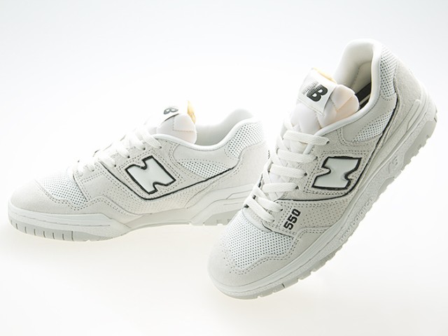 送料無料!!ニューバランス NEW BALANCE BB550PRB メンズ・レディースサイズ WHITE/GRAY/BLACK ホワイト/グレー/ブラック ワイズD