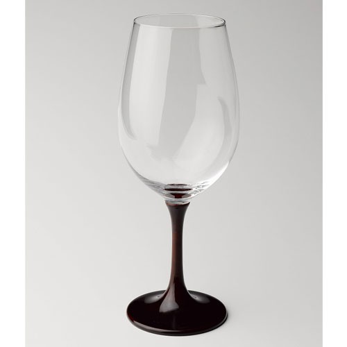 【越前塗・JAPAN Glass】白ワイングラス 溜漆（彫刻・ネーム入り）｜au PAY マーケット