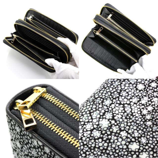 スタースティングレイ 長財布 カード１５枚 大容量 ガルーシャ グリーン 緑 スティングレイ 長財布 ガルーシャ メンズ レディース カード15枚 大