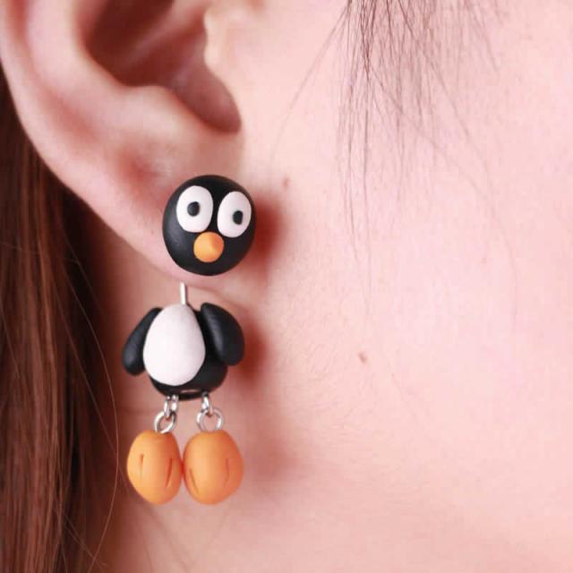 フィギアピアス(ペンギン)/1個販売 ペンギン バックキャッチピアス フィギアピアス(ペンギン)/1個販売 ペンギン バックキャッチピアス