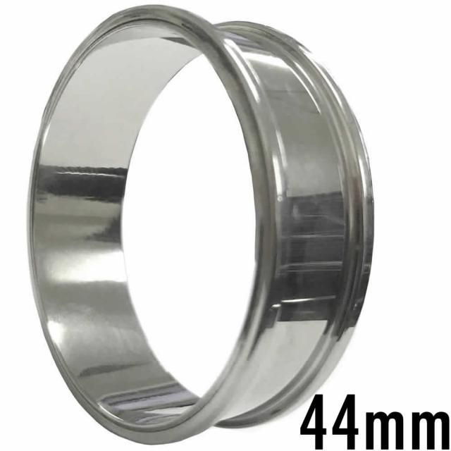 [ 44mm スタンダード 高品質 ギガサイズ] メガ トンネル 44.0mm 44ミリ 軸長：9mm 定番 ボディピアス ステンレス製 大きい ビッグ ラージ でっかい メンズ レディース 低アレルギー ネジ式 耳 ホールトゥピアス 通す ボディーピアス ネジタイプ スクリュー 埋め込み型 土管型