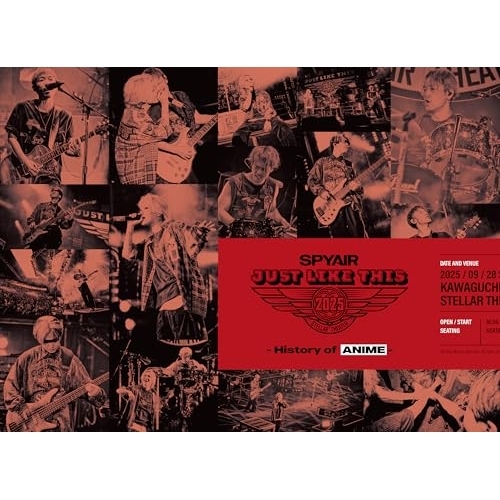 BD/SPYAIR/JUST LIKE THIS 2025 - History of ANIME -(Blu-ray) (Blu-ray+CD) (完全生産限定盤)